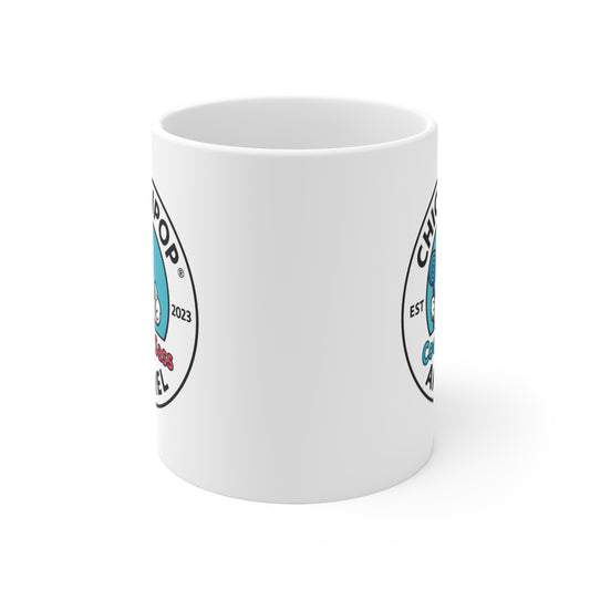 ChickenPop Code Sass Logo Mug – Funny Nurse Coffee Cup with Sassy Chicken Nurse | 11oz Ceramic, Dishwasher & Microwave Safe