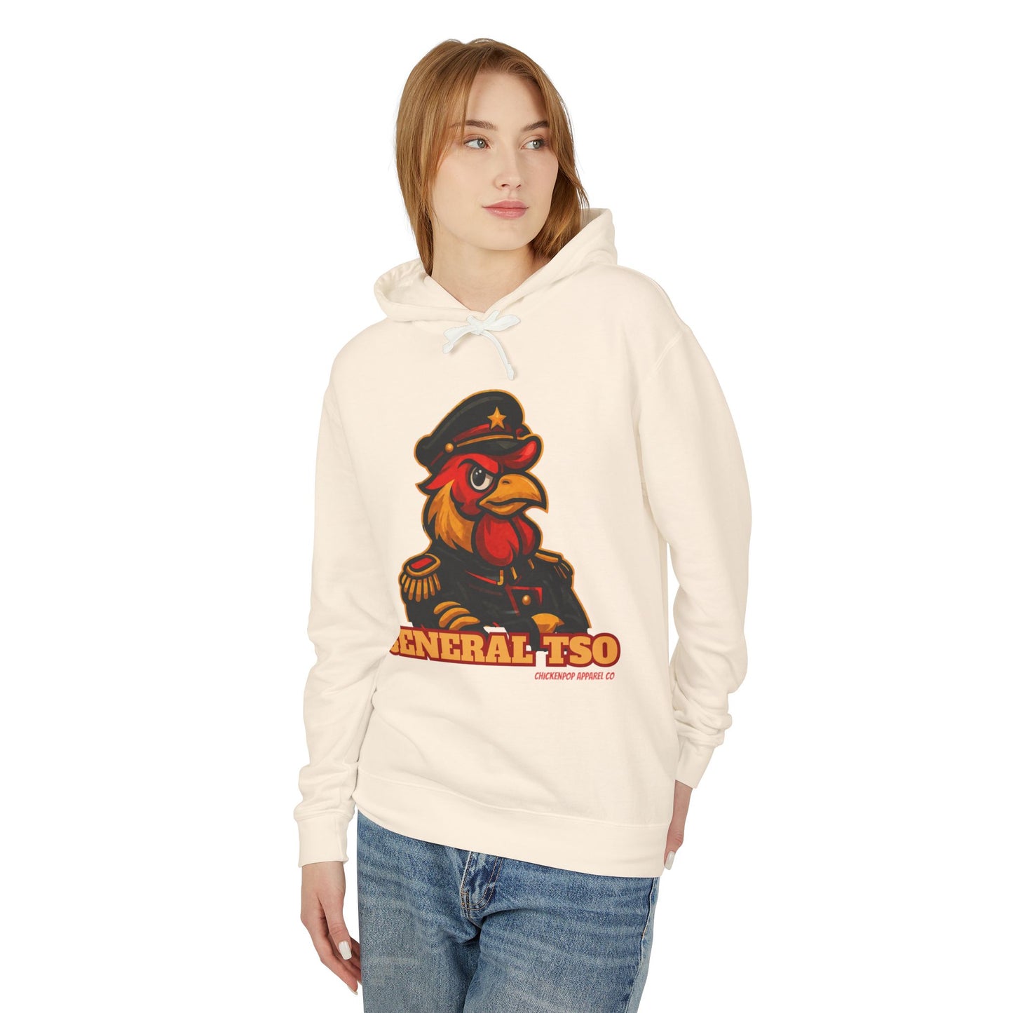 General Tso 🔥 – The Spiciest Rooster in the Coop Unisex Hoodie Cock-A-Doodle Don