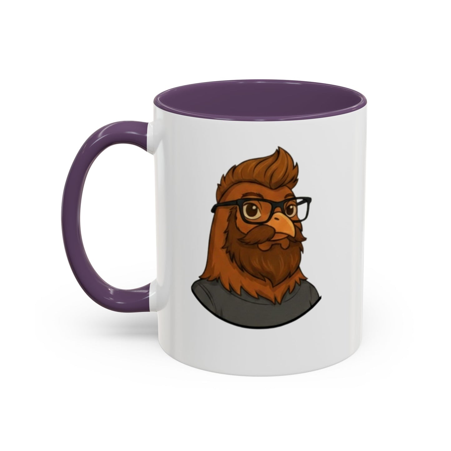 Get Clucked™ Custom Photo Chicken Mug – Personalized Cartoon Portrait Coffee Cup – Funny Gift for Couples, Friends & Pet Lovers