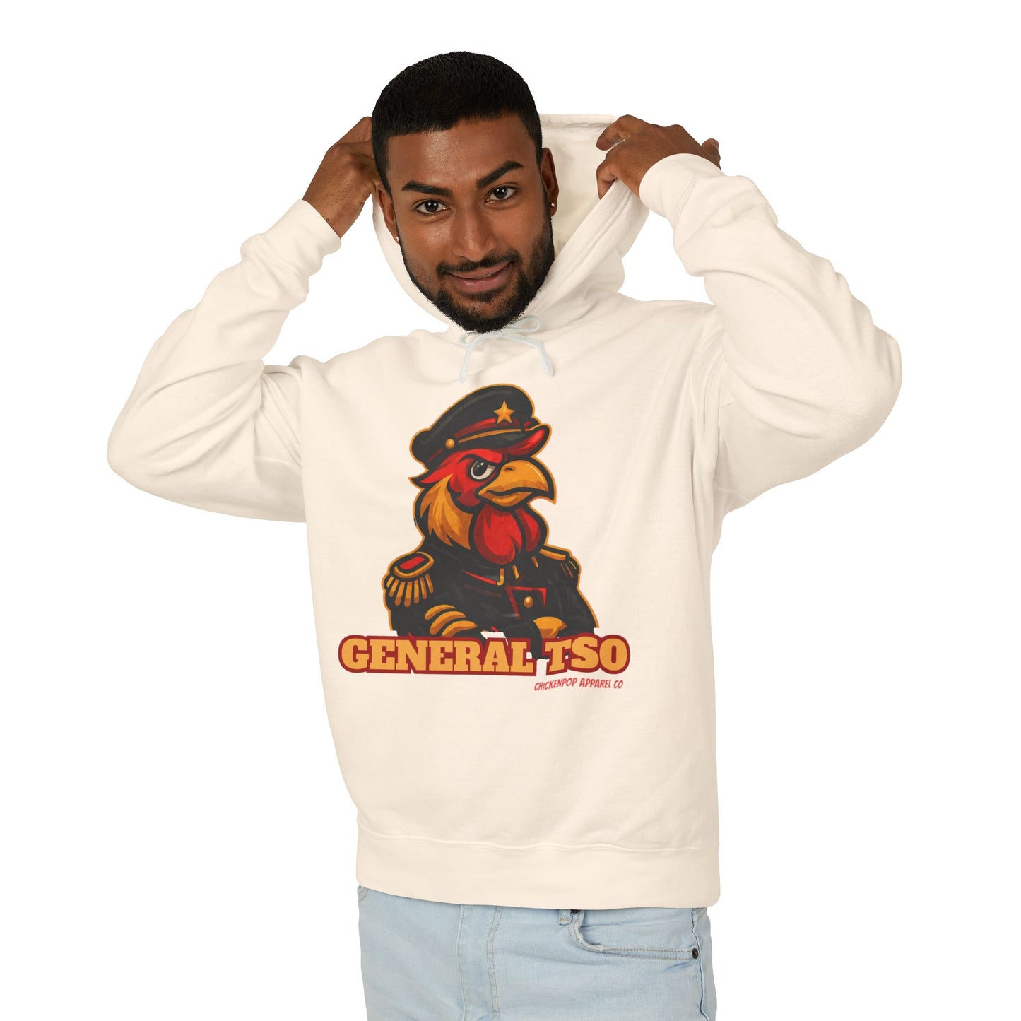 General Tso 🔥 – The Spiciest Rooster in the Coop Unisex Hoodie Cock-A-Doodle Don