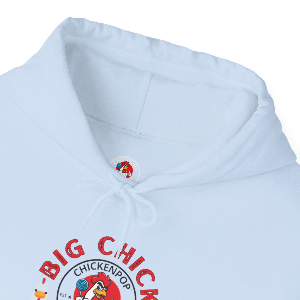 Big Chick Energy Unisex Hoodie — ChickenPop Apparel Logo Sweatshirt