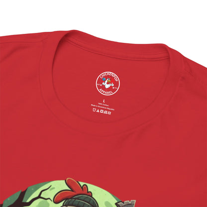 Zombie Chicken King Halloween Shirt – Funny Spooky T-Shirt