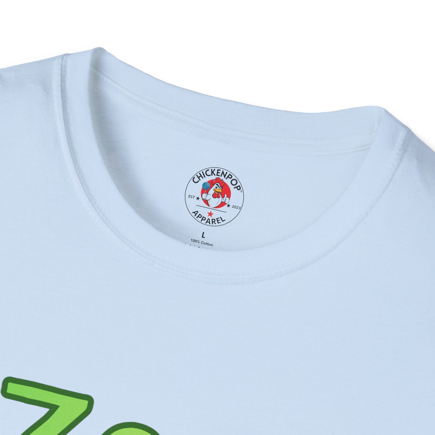 Zero Flocks Given T-Shirt – Funny Chicken Graphic Tee in Black | ChickenPop Apparel Unisex Shirt