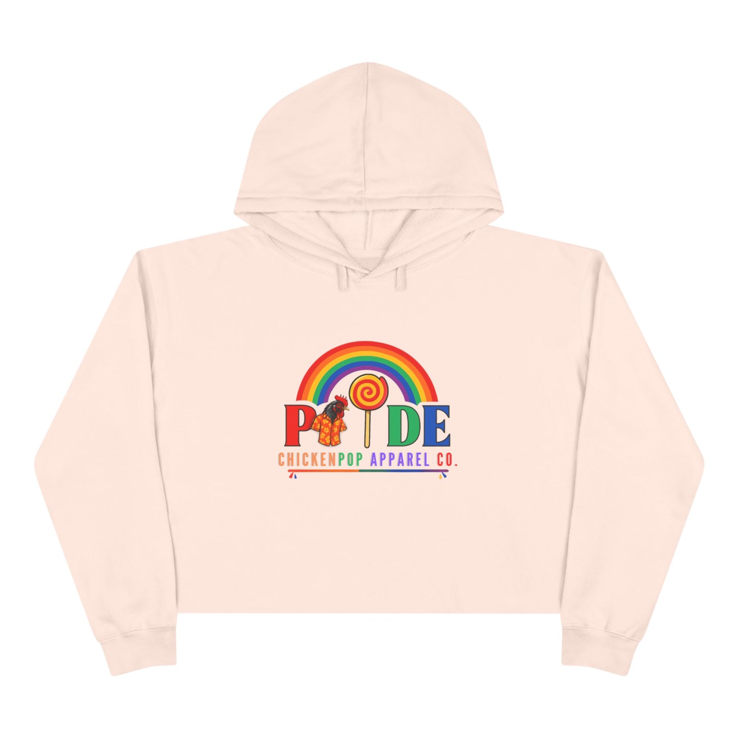 Prime Month Crop Hoodie  - Pride Month Collection