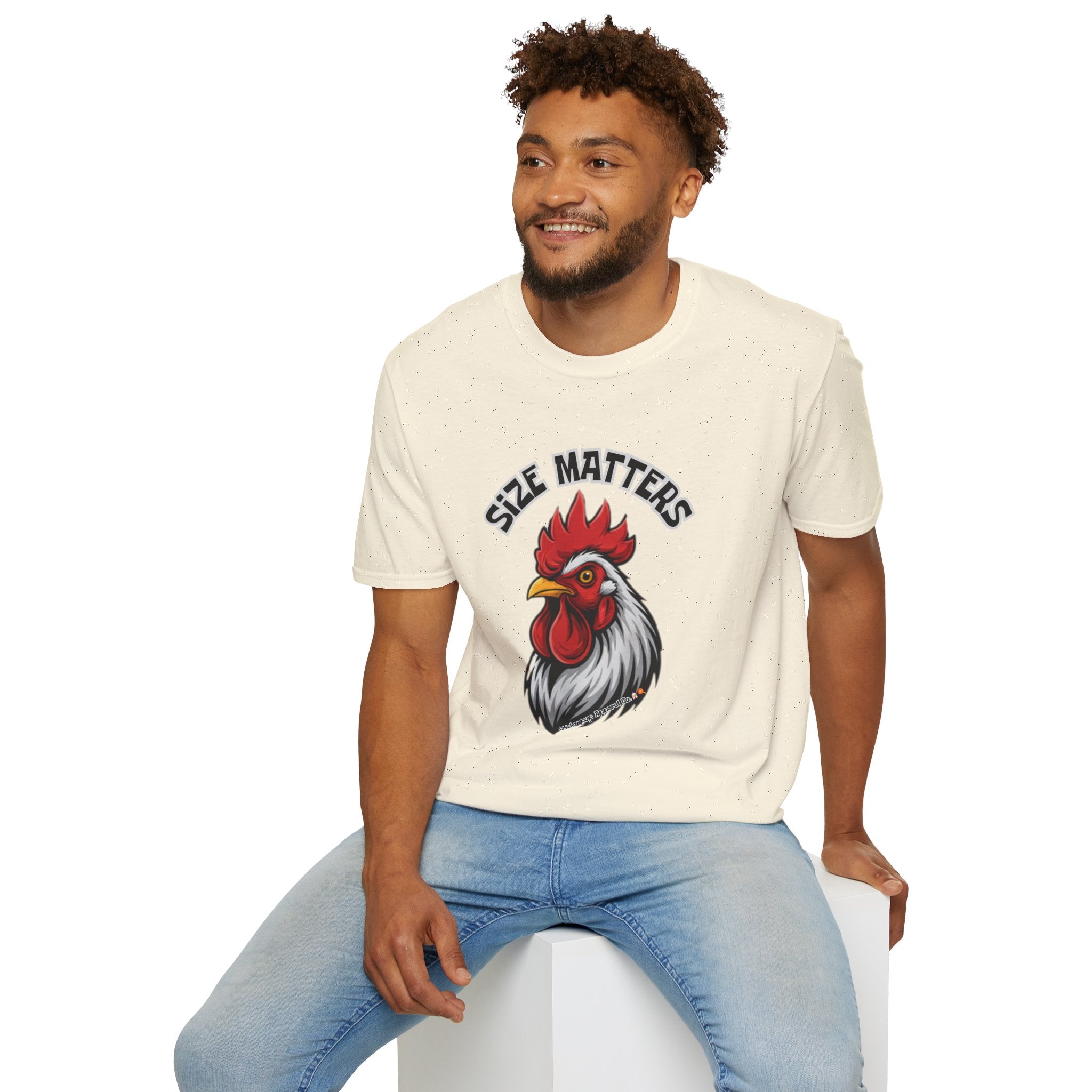 🤏SIZE MATTERS - The Cheeky Unisex ChickenPop Tee