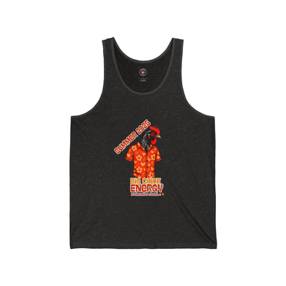 Big Chick Energy Summer Tank, Unisex Jersey Tank Top, Summer Apparel, Beachwear, Festival Top, Casual Wear