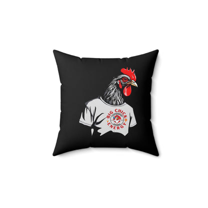 Big Chick Energy Spun Polyester Square Pillow