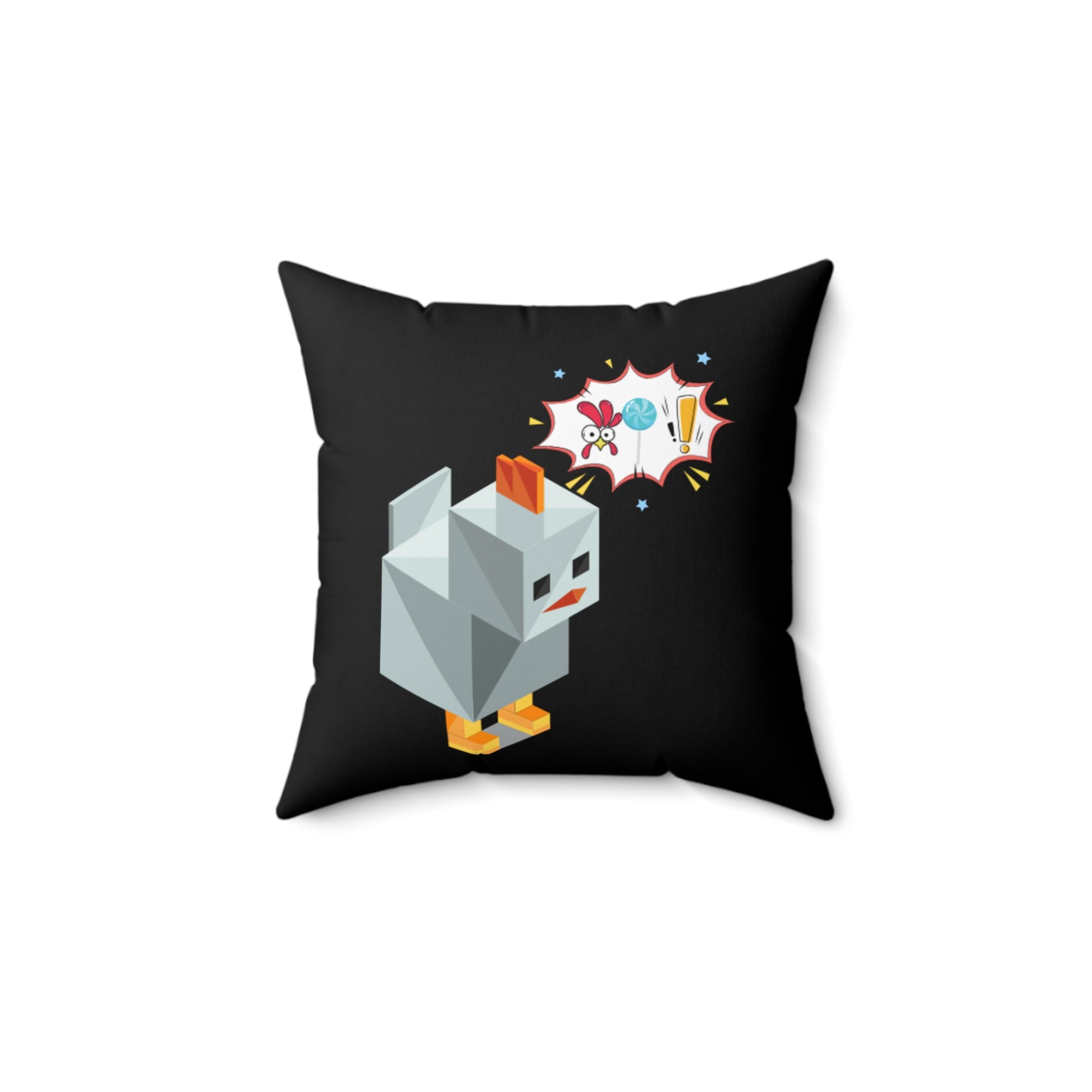 Roblox Chick Spun Polyester Square Pillow - Chickenpop Apparel Company