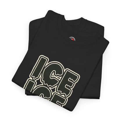 ICE ICE BABY Funny Chicken T-Shirt – Coop Daddy Parody Tee for Music & Poultry Fans