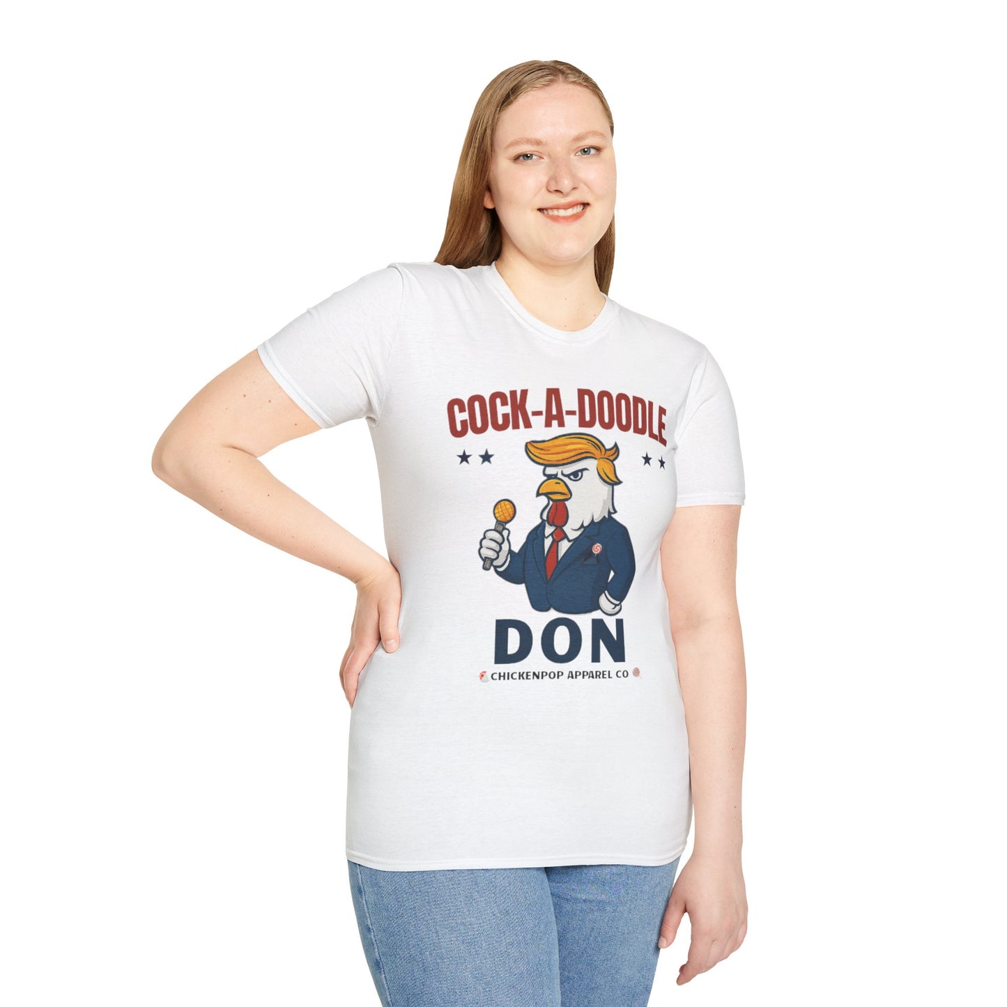 Cock-a-Doodle-Don T-Shirt – Pocket Pop Edition