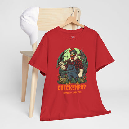 Zombie Chicken King Halloween Shirt – Funny Spooky T-Shirt