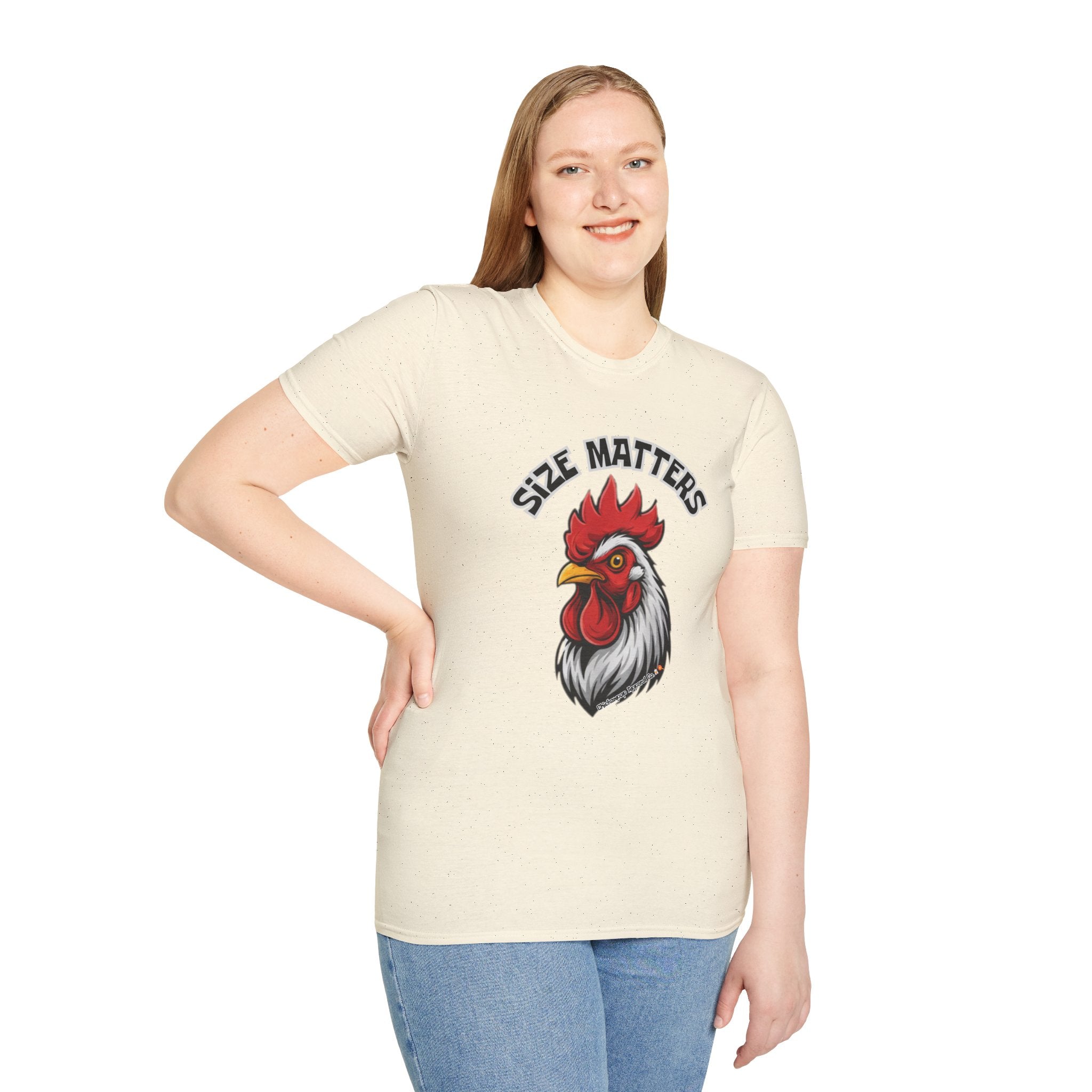 🤏SIZE MATTERS - The Cheeky Unisex ChickenPop Tee