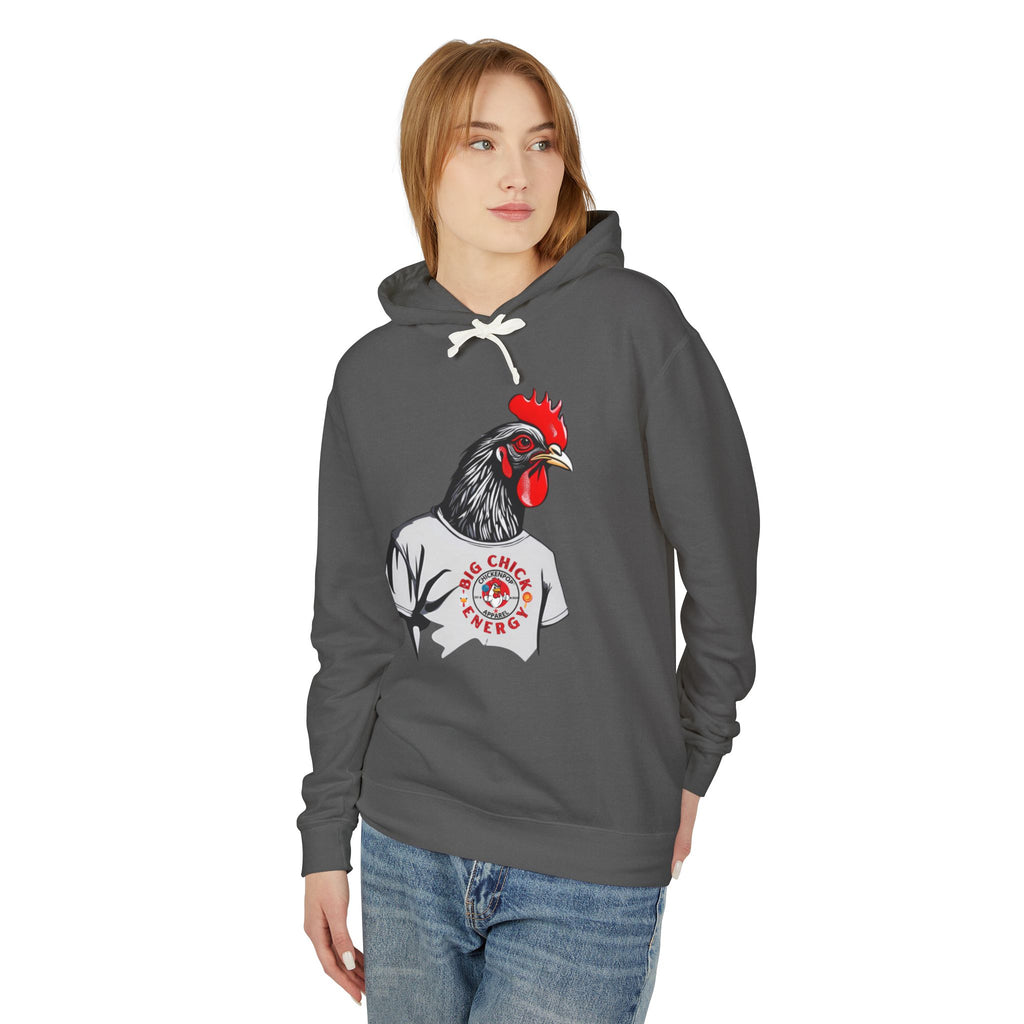 Big Chick Energy GIANT Rooster Hoodie – Bold Chicken Graphic Pullover