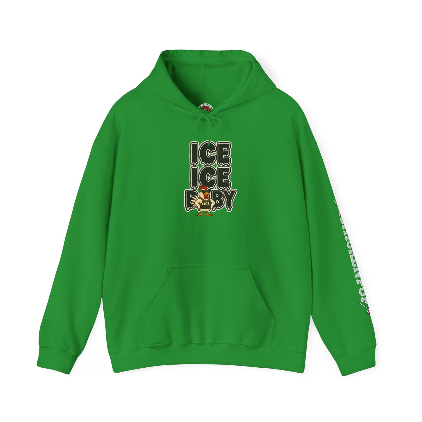 🧊 ICE ICE BABY Funny Chicken T-Shirt – Coop Daddy Parody Hoodie for Music & Poultry Fans