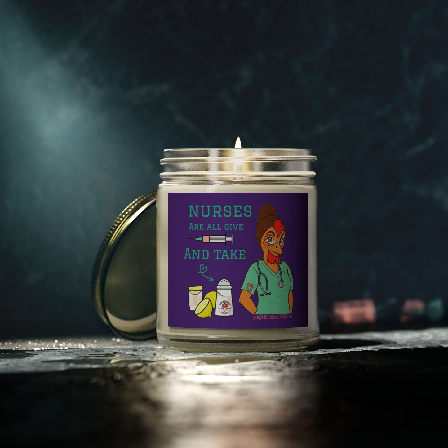 Nurses Are All Give And Take Unique Gifts for Healthcare Workers, Aromatherapy Candles, Cute Nursery Decor, Self-Care Essentials