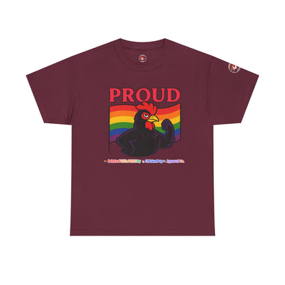 Proud Unisex Tee – Strut Boldly, Love Loudly