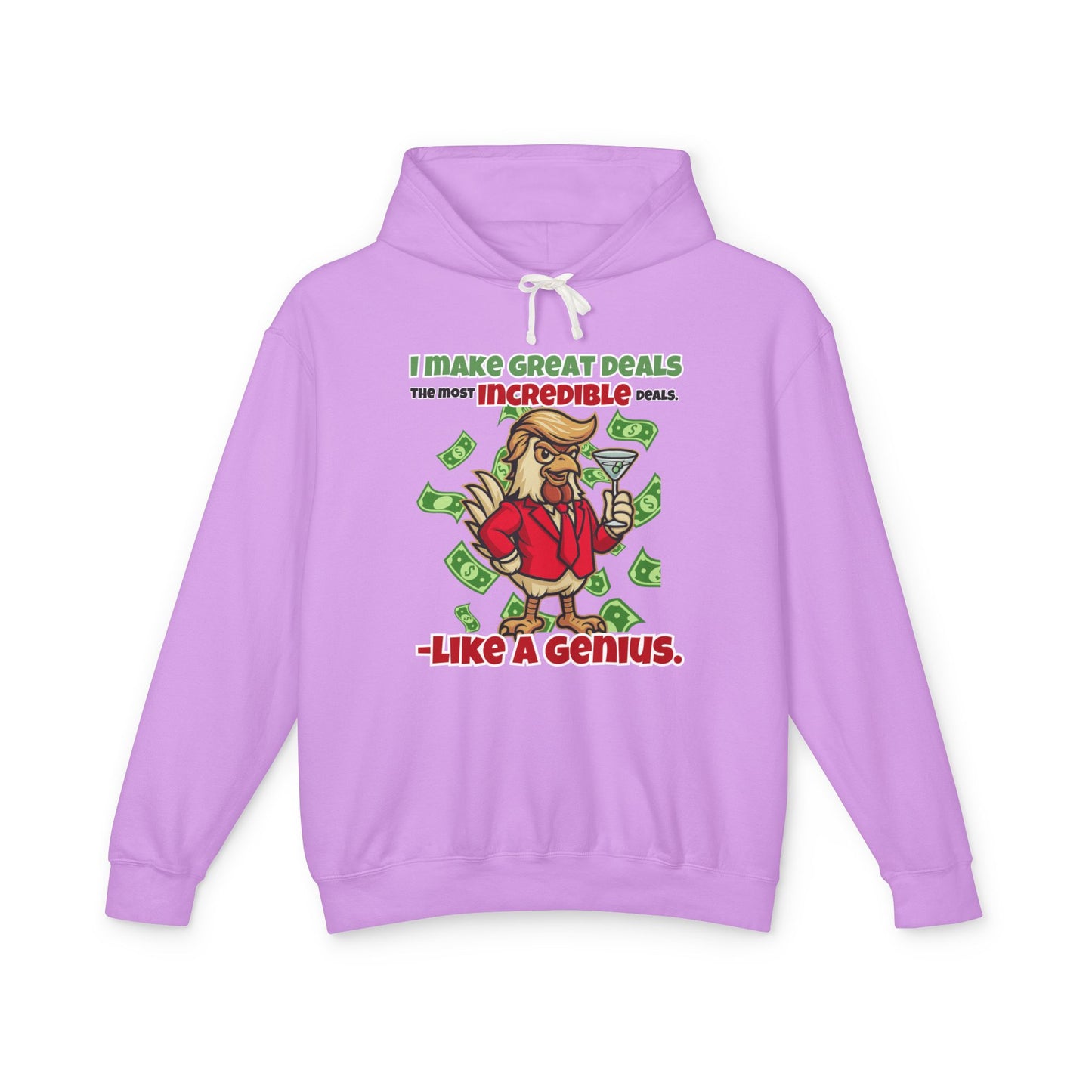 Like A Genius Hoodie – Funny Political Graphic Pullover | Unisex Relaxed Fit | Ethically Made & OEKO-TEX Certified Streetwear