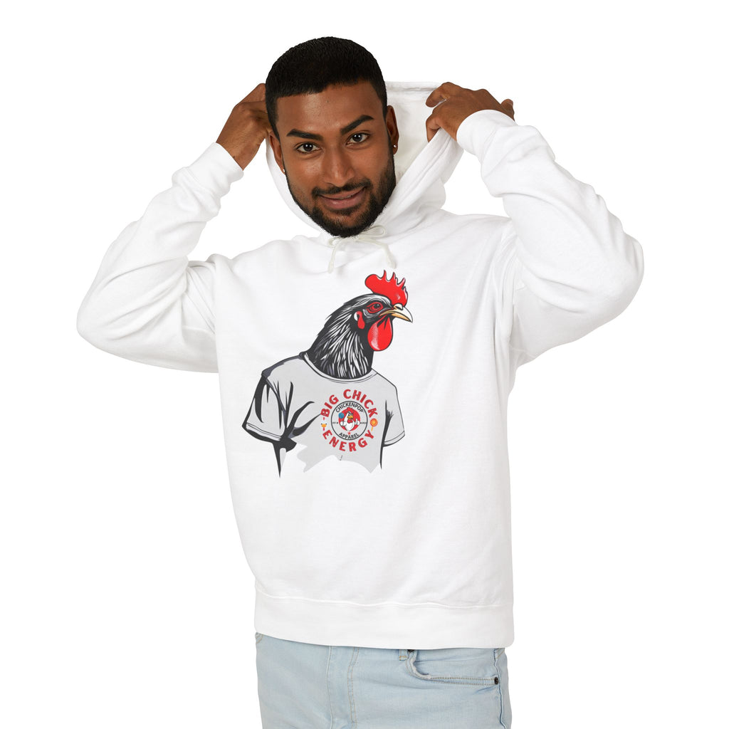 Big Chick Energy GIANT Rooster Hoodie – Bold Chicken Graphic Pullover