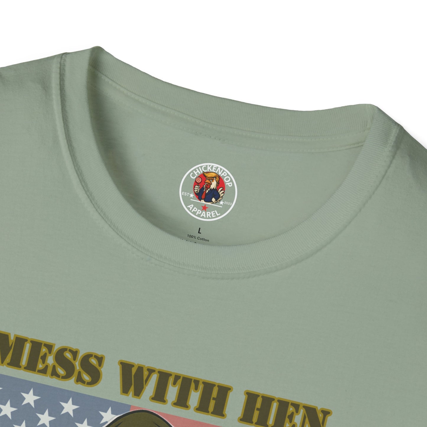 Mess With Hen T-Shirt – Fierce Funny Chicken Tee for Bold Women with Attitude | ChickenPop Apparel
