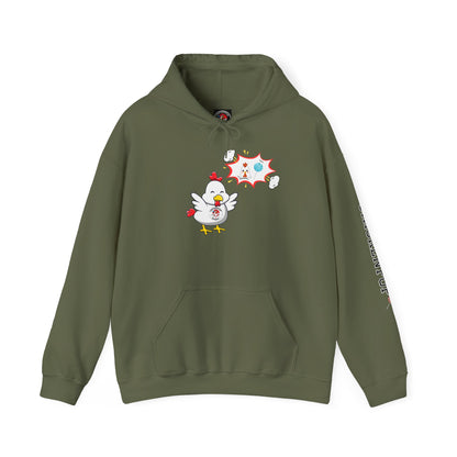Dirty Mind Emoji Hoodie UNISEX - ChickenPop Arm Logo Edition