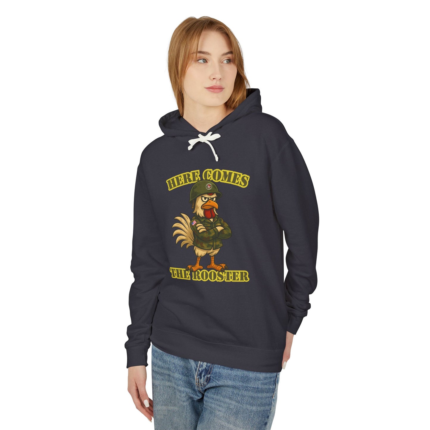 Here Comes The Rooster Hoodie – Bold Graphic Pullover with Relaxed Fit | Unisex Streetwear