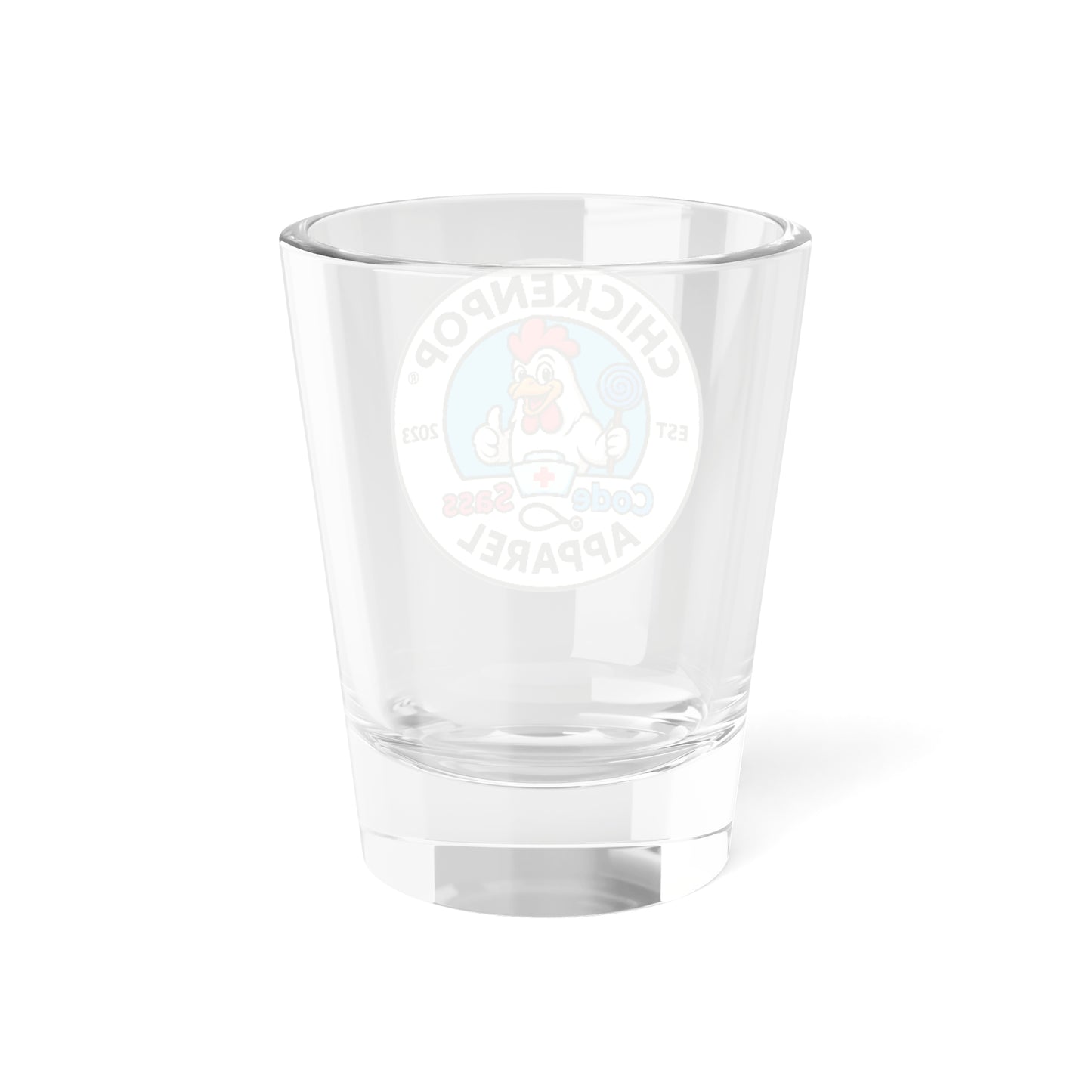 Code Sass Shot Glass – 1.5oz of Pure Attitude | ChickenPop Apparel