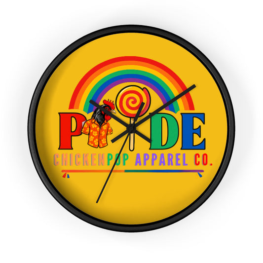 Pride Wall Clock - Colorful Home Decor, LGBTQ+ Gift, Rainbow Clock, Celebration Decor, Festive Wall Art