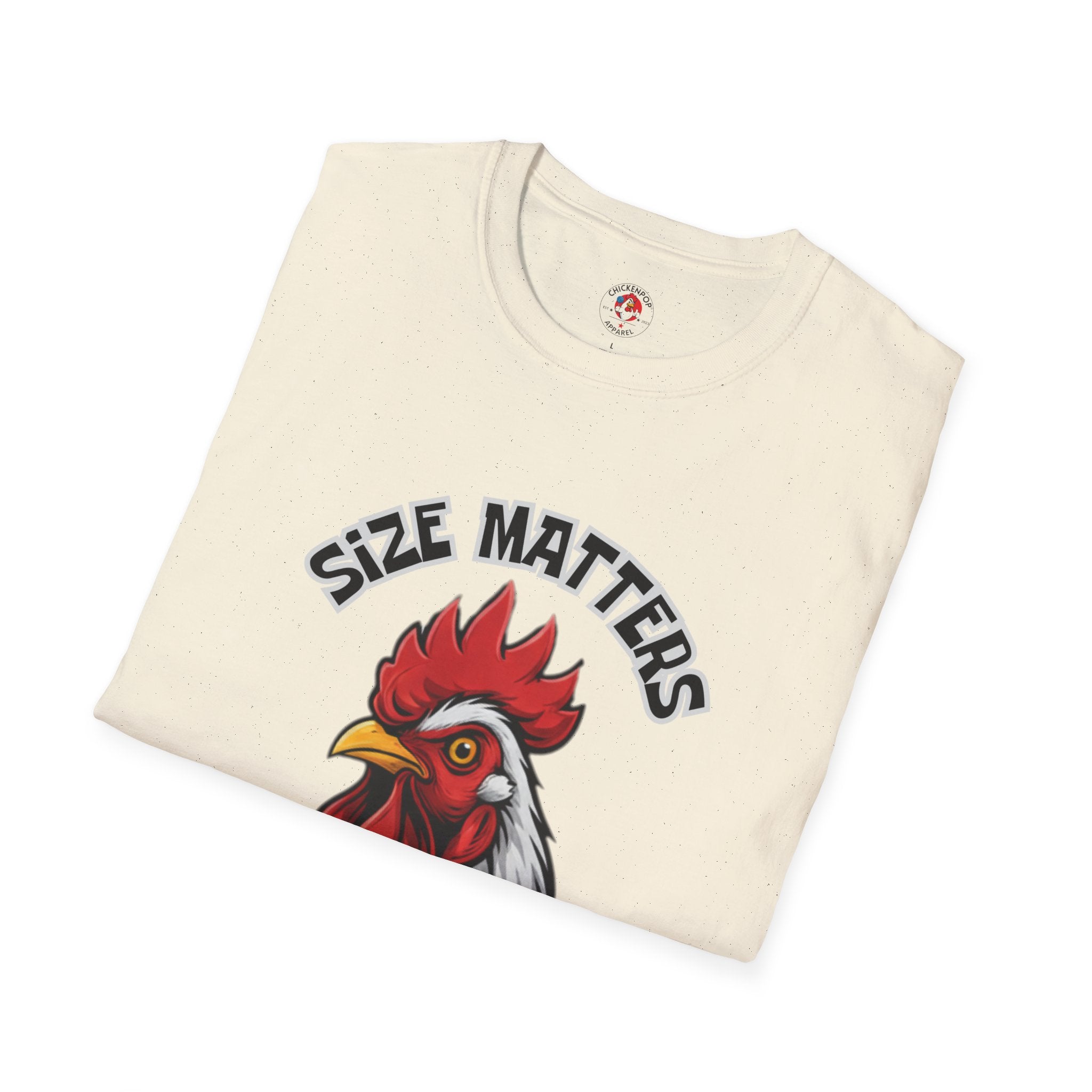 🤏SIZE MATTERS - The Cheeky Unisex ChickenPop Tee
