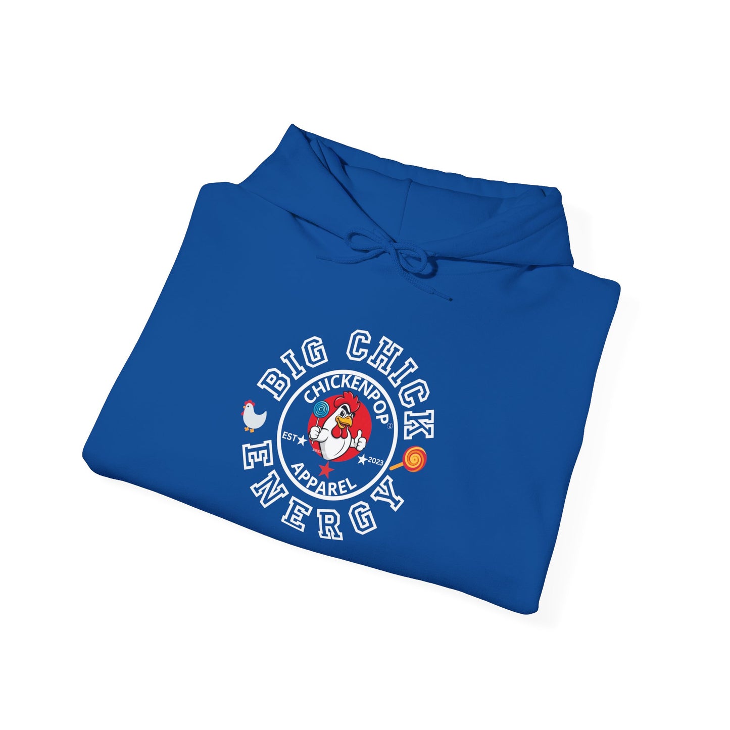 Big Chick Energy Logo Unisex Hoodie - ChickenPop Arm Logo Edition