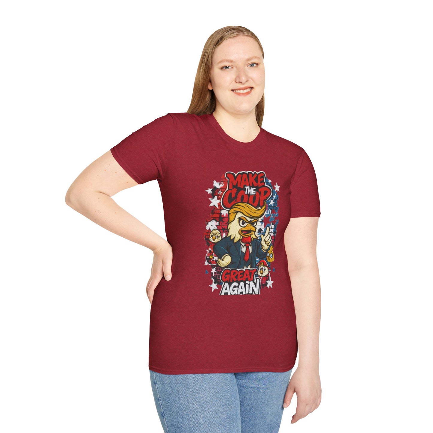 Cock-a-doodle-Don T-Shirt – Make the Coop Great Again | Funny Political Chicken Shirt by ChickenPop Apparel