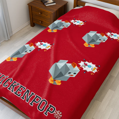 Roblox Chick Velveteen Plush Blanket Red