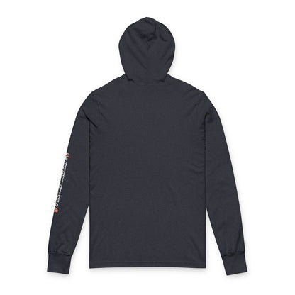 Like a Genius Hooded Long Sleeve Tee – Funny Political Rooster Hoodie Shirt | ChickenPop Apparel Co.