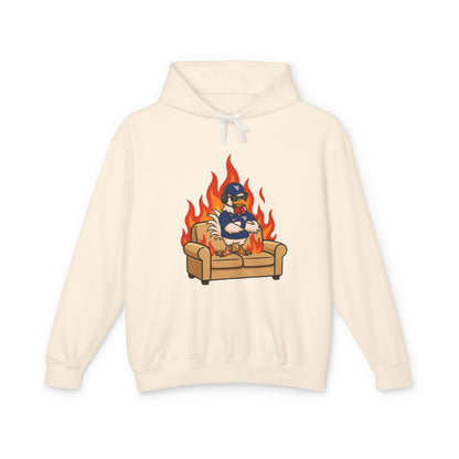 Big Rich Energy Burning Couch Hoodie – Chaos Quote 🔥FREE SHIPPING🔥