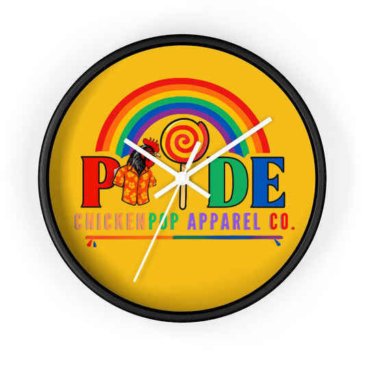 Pride Wall Clock - Colorful Home Decor, LGBTQ+ Gift, Rainbow Clock, Celebration Decor, Festive Wall Art