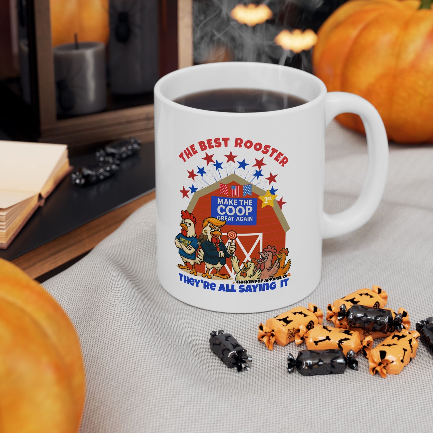 The Best Rooster - People Are Saying It Ceramic Mug – Cock-a-Doodle-Don Edition