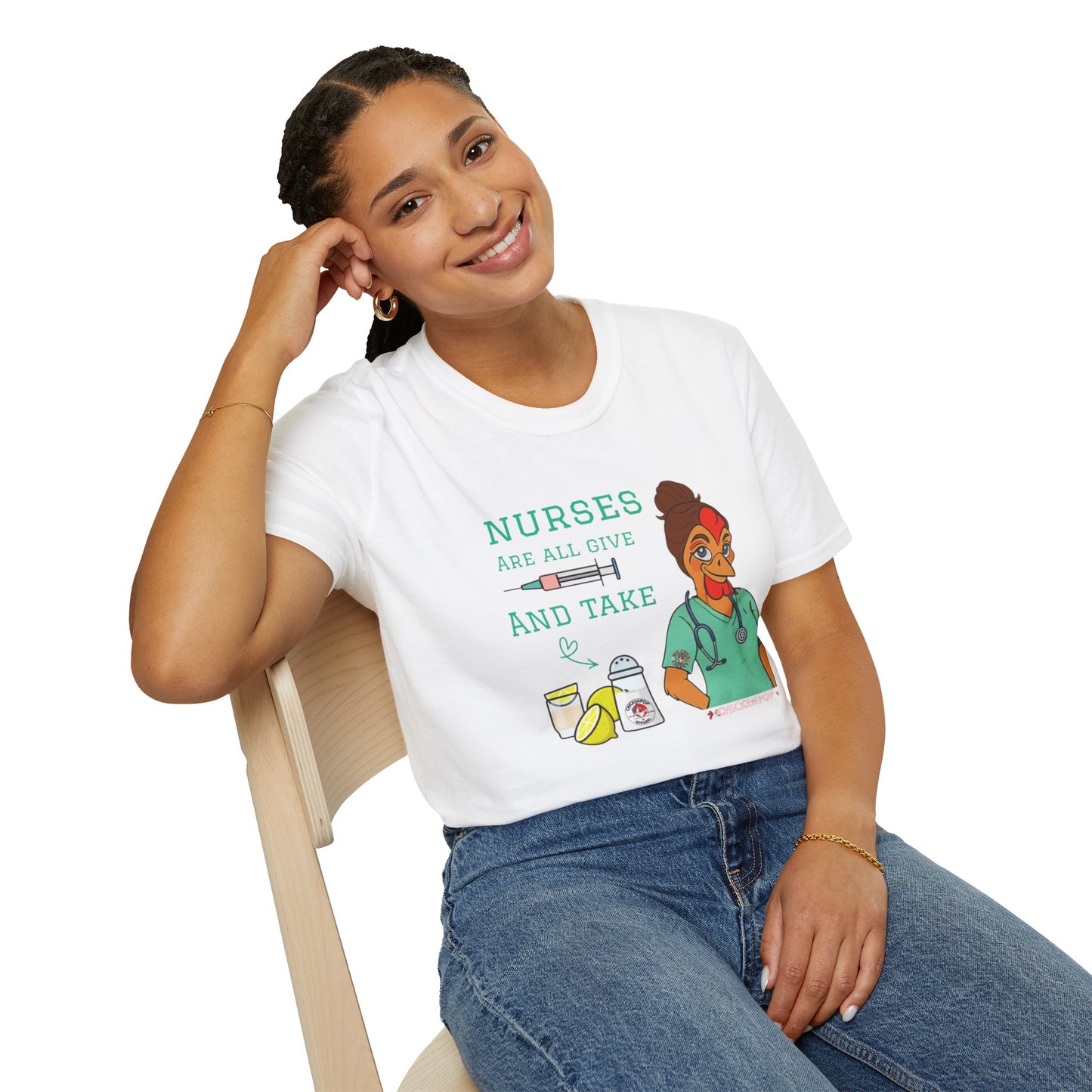 Nurses Are All Give and Take" Shirt | Funny RN Humor Tee | Code Sass Healthcare Apparel