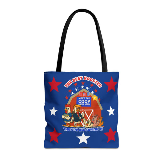 The Best Rooster Tote Bag Blue - Fun & Colorful, Perfect for Gifts, Shopping, or Everyday Use - Great for Rooster Lovers