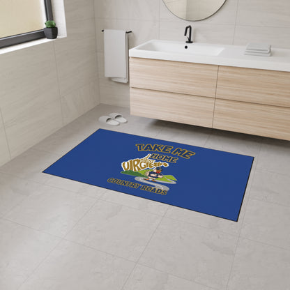 West Virginia Floor Mat - Welcome Home Rug, Durable Indoor Mat, Country Roads Decor, West Virginia Gifts, Home and Kitchen