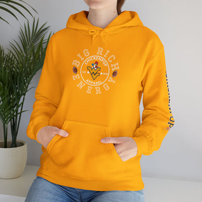 Big Rich Energy WV Logo Unisex Hoodie - ChickenPop Arm Logo Edition