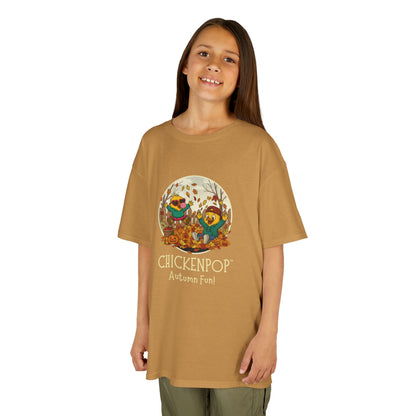 Kids Tee - Lil’ Cluckers 'Autumn Fun' ChickenPop Shirt