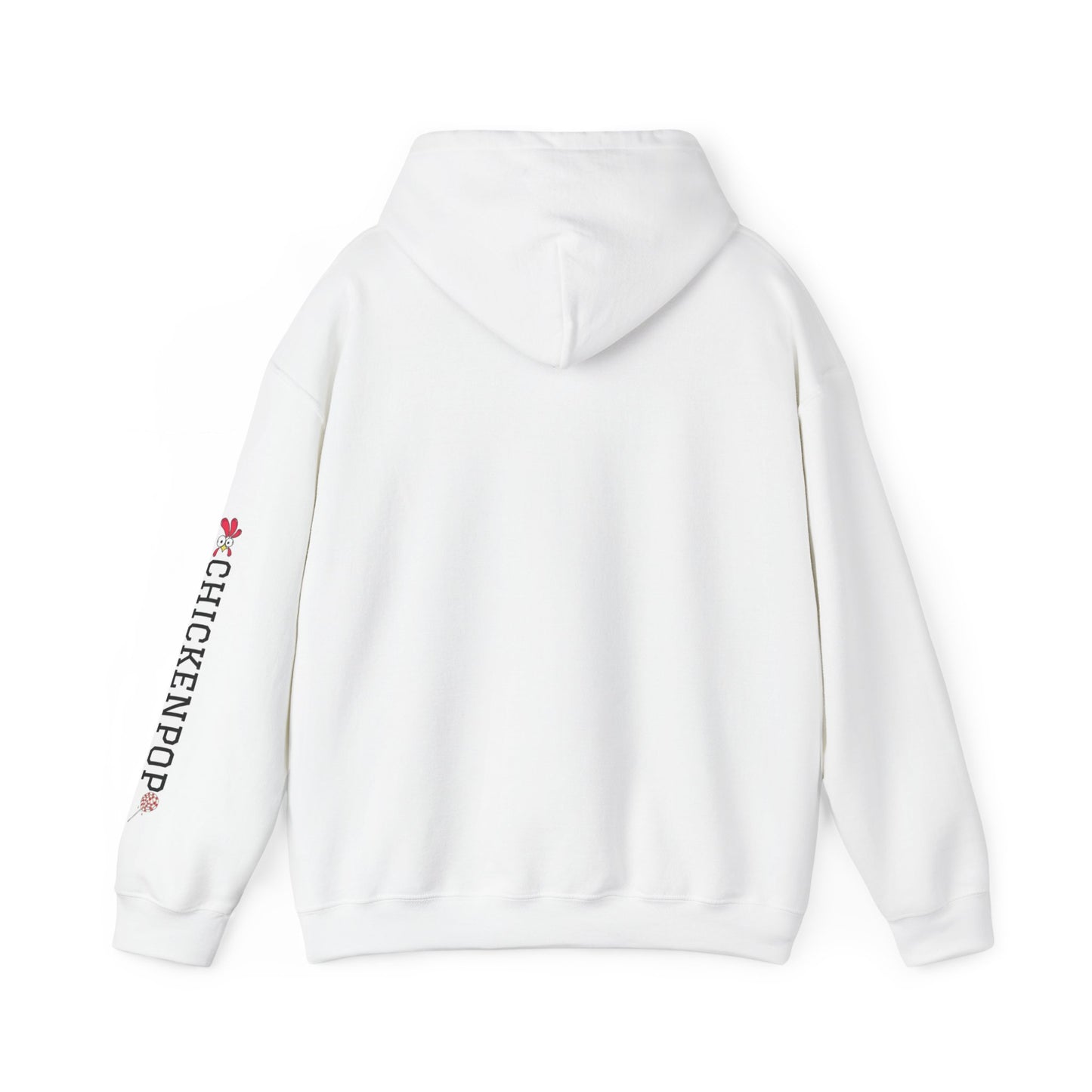 Cluck Around and Find Out Hoodie – Naughty Funny Chicken Hoodie with ChickenPop Logo Sleeve | Bold Unisex Graphic Sweatshirt