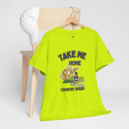 Take Me Home Country Roads WV Coop Daddy Tee – Funny West Virginia Rooster Shirt