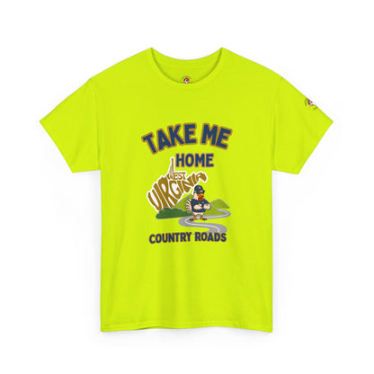 Take Me Home Country Roads WV Coop Daddy Tee – Funny West Virginia Rooster Shirt