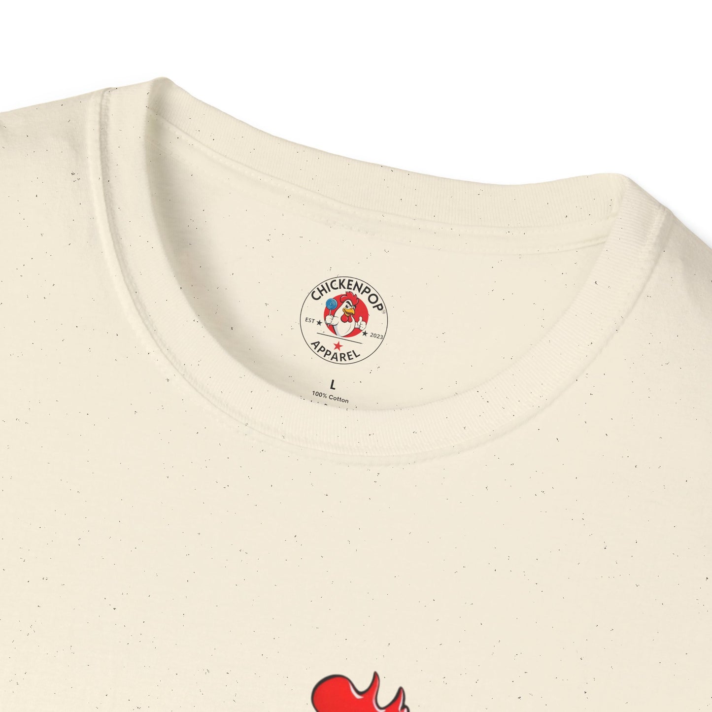 Big Chicken Energy Unisex Tee | Giant Rooster Shirt | Funny Graphic T-Shirt | ChickenPop Apparel Co.