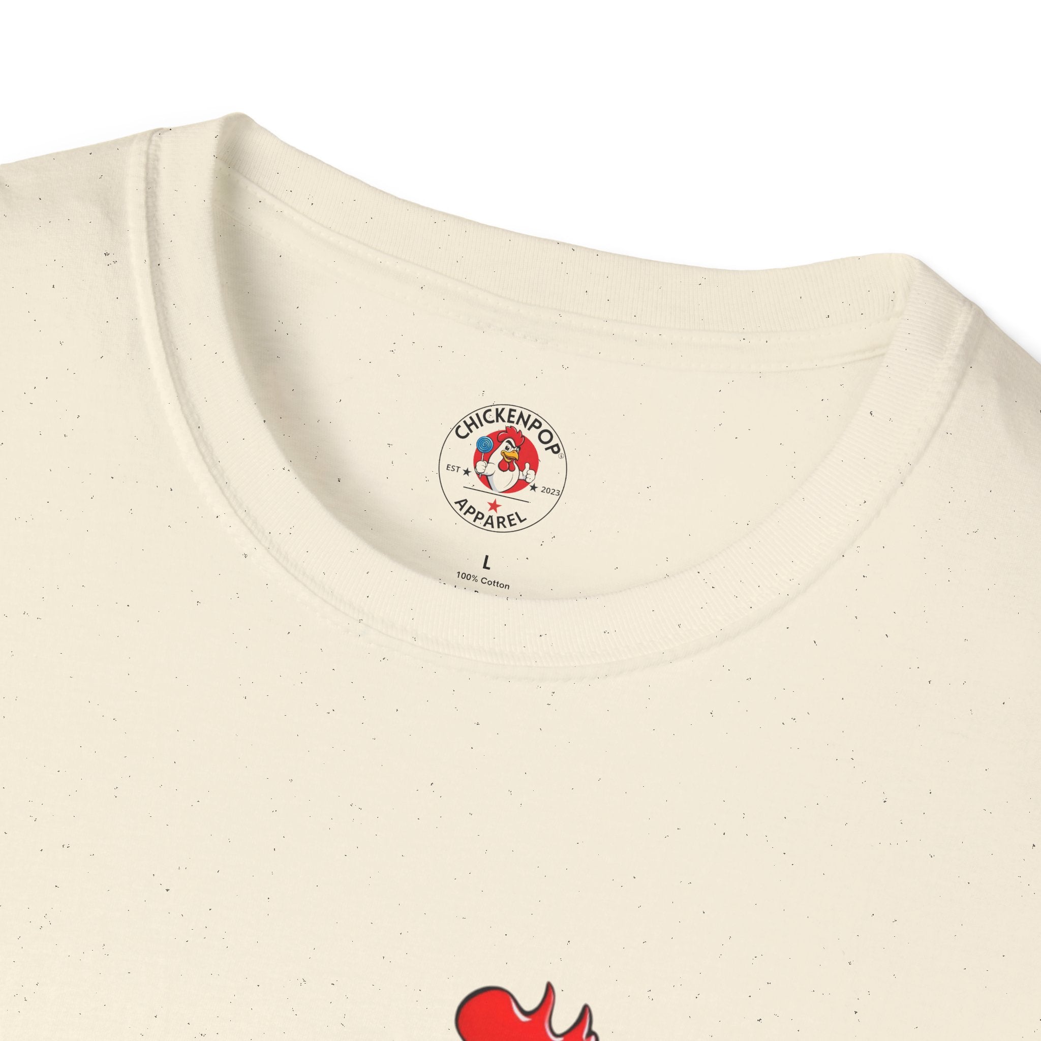 Big Chicken Energy Unisex Tee | Giant Rooster Shirt | Funny Graphic T-Shirt | ChickenPop Apparel Co.