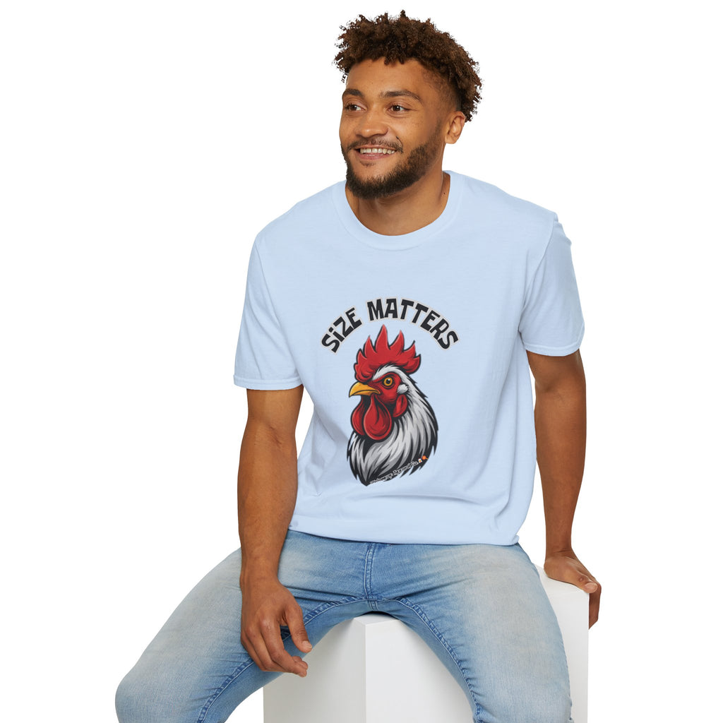 🤏SIZE MATTERS - The Cheeky Unisex ChickenPop Tee