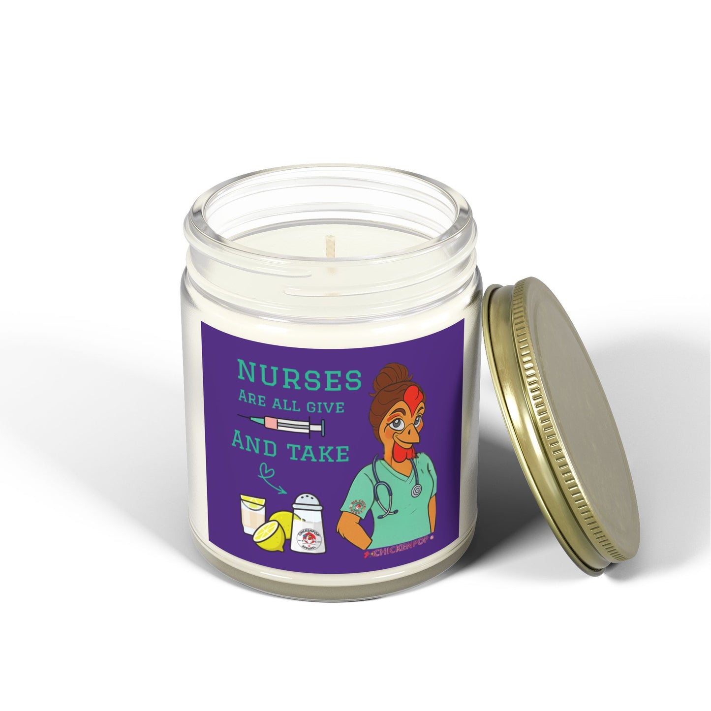 Nurses Are All Give And Take Unique Gifts for Healthcare Workers, Aromatherapy Candles, Cute Nursery Decor, Self-Care Essentials