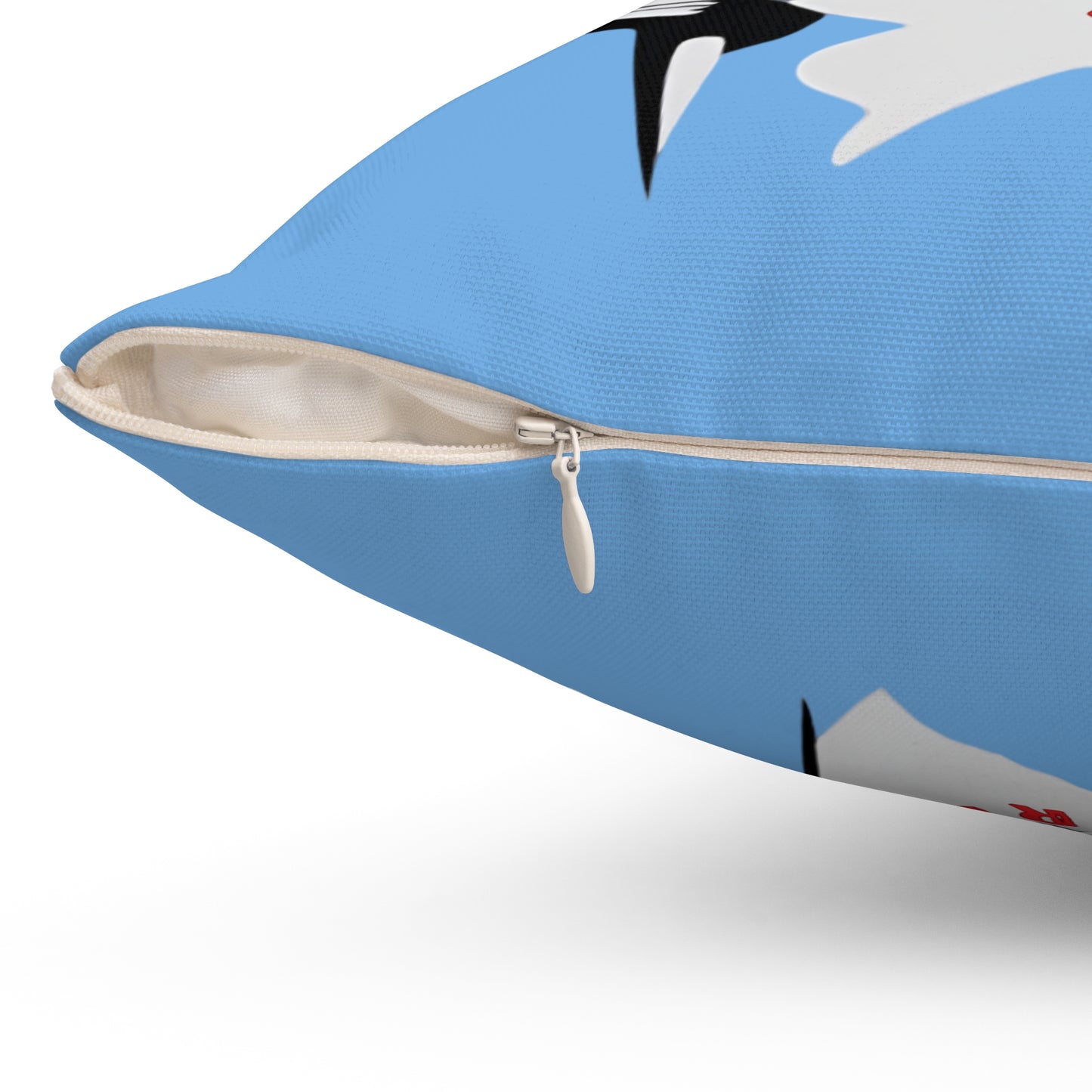 Big Chick Energy Giant Rooster Spun Polyester Square Pillow