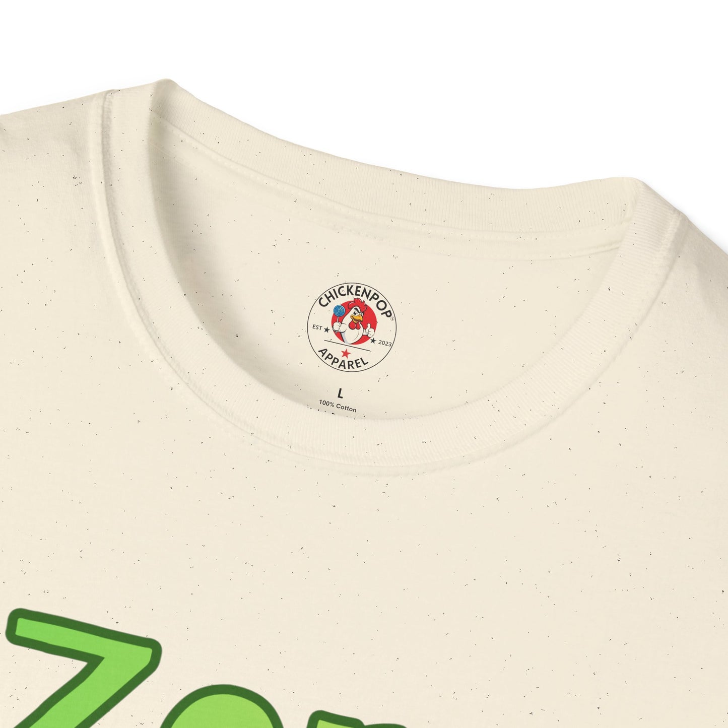 Zero Flocks Given T-Shirt – Funny Chicken Graphic Tee in Black | ChickenPop Apparel Unisex Shirt