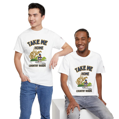 Take Me Home Country Roads WV Coop Daddy Tee – Funny West Virginia Rooster Shirt